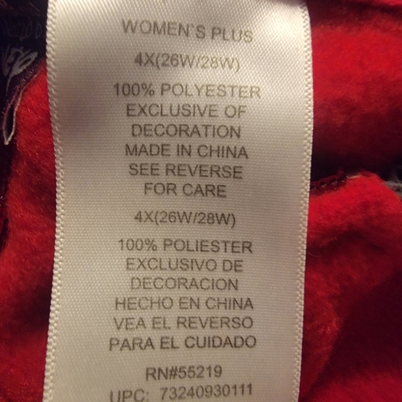 Disney Grumpy Women's Hooded Fleece Jacket Size 4X - Picture 3 of 5